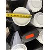 Image 4 : Cambro Dish Dolly Cart w/ Multiple Carlisle 6.5" White Plates