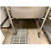 Image 3 : Metal Freestanding Sink on Wheels (no faucet) 25" x 25" x 10" (sink depth)