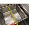 Image 6 : Metal Freestanding Sink on Wheels (no faucet) 25" x 25" x 10" (sink depth)