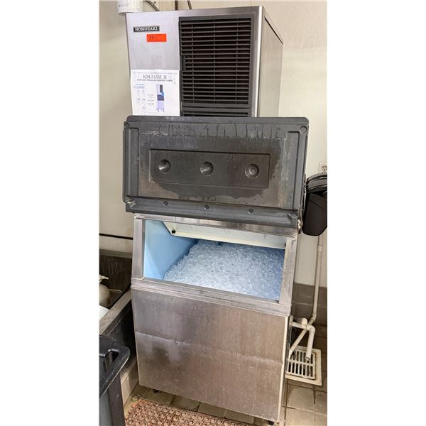 Hoshizaki KM-515M_H Slim Line Modular Crescent Cuber w/ Storage Bin