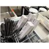 Image 7 : Multiple Cutlery Racks & Contents: Forks, Knives, etc