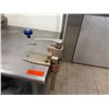Image 3 : Metal Work Table w. Undershelf & Attached Edlund Can Opener 30" x 30" x 29"H
