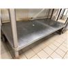 Image 2 : Metal Work Table on Wheels 60" x 30" x 32"H (contents not included)