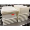Image 1 : Multiple Rectangular Plastic Food Storage Bins w/ Some Lids