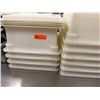 Image 3 : Multiple Rectangular Plastic Food Storage Bins w/ Some Lids