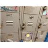 Image 17 : Qty 2 Republic Metal 15-Compartment Locker Units 36" x 12" x 66"H (each)