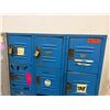 Image 2 : Qty 2 Republic Metal 15-Compartment Locker Units 36" x 12" x 66"H (each)