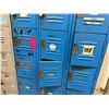 Image 3 : Qty 2 Republic Metal 15-Compartment Locker Units 36" x 12" x 66"H (each)