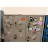 Image 5 : Qty 2 Republic Metal 15-Compartment Locker Units 36" x 12" x 66"H (each)