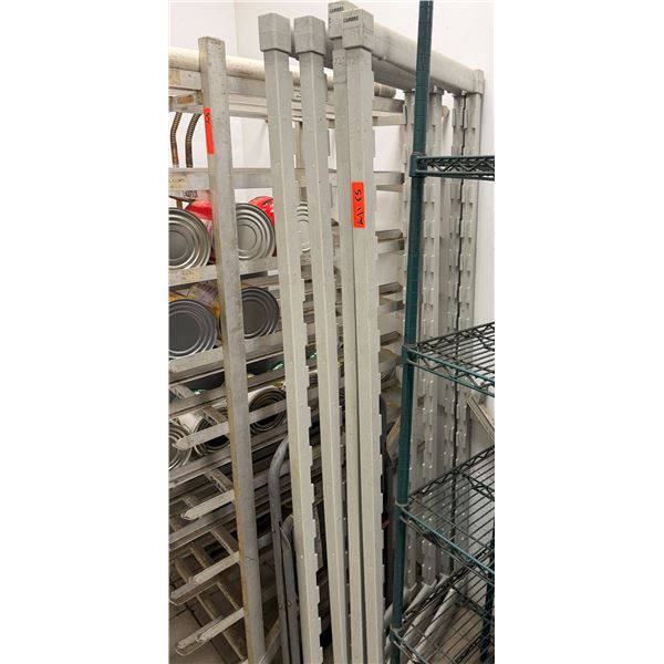 Qty 3 Cambro Shelving Units 72"H (unassembled)