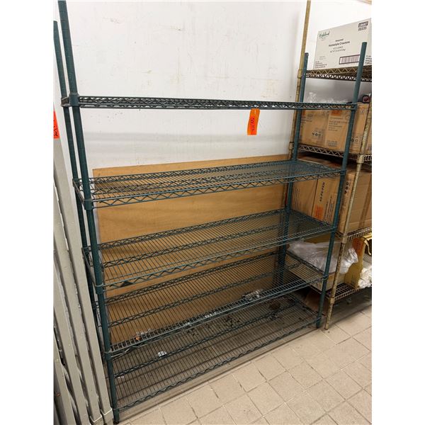 Metal Mesh 5-Tier Adjustable Shelving Unit