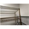 Image 10 : Qty 4 Metal Mesh Adjustable Shelving Units, Misc Sizes (contents not included)