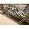 Image 14 : Qty 4 Metal Mesh Adjustable Shelving Units, Misc Sizes (contents not included)