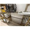 Image 16 : Qty 4 Metal Mesh Adjustable Shelving Units, Misc Sizes (contents not included)