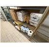 Image 18 : Qty 4 Metal Mesh Adjustable Shelving Units, Misc Sizes (contents not included)