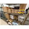 Image 19 : Qty 4 Metal Mesh Adjustable Shelving Units, Misc Sizes (contents not included)