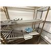 Image 8 : Qty 4 Metal Mesh Adjustable Shelving Units, Misc Sizes (contents not included)