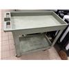 Image 1 : Mobile Utility Cart w/ Undershelf 32" x 17" x 32"H