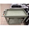 Image 2 : Mobile Utility Cart w/ Undershelf 32" x 17" x 32"H