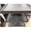 Image 3 : Rubbermaid Mobile Utility Cart w/ 2 Undershelves 29.5" x 18" x 34"H