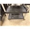 Image 4 : Rubbermaid Mobile Utility Cart w/ 2 Undershelves 29.5" x 18" x 34"H