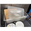 Image 2 : Food Storage Containers, Plates, Bowls, etc on 3-Tier Rolling Cart