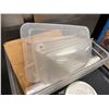 Image 7 : Food Storage Containers, Plates, Bowls, etc on 3-Tier Rolling Cart