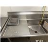 Image 3 : Metal 3-Basin Sink w/ Drainboards, Faucet 182"L x 28"W (contents not included)