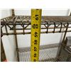 Image 7 : Metal Mesh 4-Tier Adjustable Shelving Unit 36" x 24" x 60"H