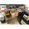 Image 1 : Advance Tabco Metal Work Table on Wheels w/ Undershelf 48" x 29" x 36"H (contents not included)