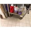 Image 2 : Advance Tabco Metal Work Table on Wheels w/ Undershelf 48" x 30" x 36"H (contents not included)