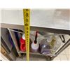 Image 5 : Advance Tabco Metal Work Table on Wheels w/ Undershelf 48" x 30" x 36"H (contents not included)
