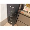 Image 4 : Qty 2 Metal Filing Cabinets: Vertical 4-Drawer & Lateral 2 Drawer, Misc Sizes  (contents not include