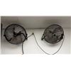 Image 1 : Qty 2 Lasko Power Zone Wall Mount Fans