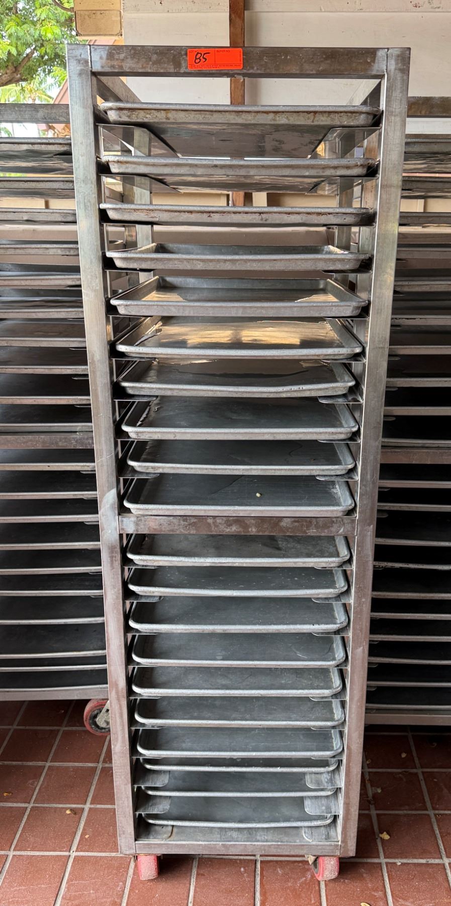 Metal Mobile Pan Cooling Rack 21