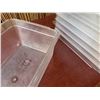 Image 11 : Multiple Rectangular Plastic Food Storage Bins 13" x 21" x 8"H