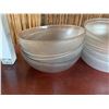 Image 2 : Multiple Round Plastic Serving or Salad Bowls 18" Dia, 6"H