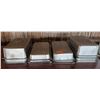 Image 1 : Multiple Rectangular Metal Food Storage Bins, Some Perforated, Misc Sizes