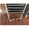 Image 6 : Metal Mobile Pan Cooling Rack w/ Some Pans 20" x 26"