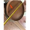Image 10 : Multiple Round & Metal Trays w/ White Plastic Measuring Buckets
