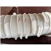Image 12 : Multiple Round & Metal Trays w/ White Plastic Measuring Buckets