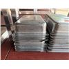 Image 2 : Multiple Rectangular Metal Food Storage Bins 21" x 13" x 3.5"H