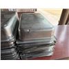 Image 6 : Multiple Rectangular Metal Food Storage Bins 21" x 13" x 3.5"H