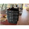 Image 3 : Qty Approx. 6 Plastic Bus Tubs 20" x 15" x 7"H