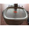 Image 2 : Multiple Metal Trays w/ Ribbed Edges & Handles 24" x 18"