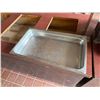 Image 4 : Multiple Rectangular Metal Food Storage Bins 21" x 12" x 3"H w/ Some Lids