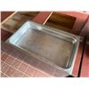 Image 4 : Multiple Rectangular Metal Food Storage Bins 21" x 12" x 3"H w/ Some Lids