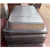 Image 1 : Multiple Rectangular Metal Food Storage Bins 21" x 12" x 3"H