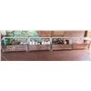 Image 1 : Qty 4 Mobile Buffet or Condiment Bar Sections w/ Clear Sneeze Guard & Some Pans