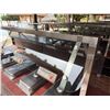 Image 2 : Qty 2 Mobile Buffet or Condiment Bar Sections w/ Clear Sneeze Guard & Some Pans (contents not includ